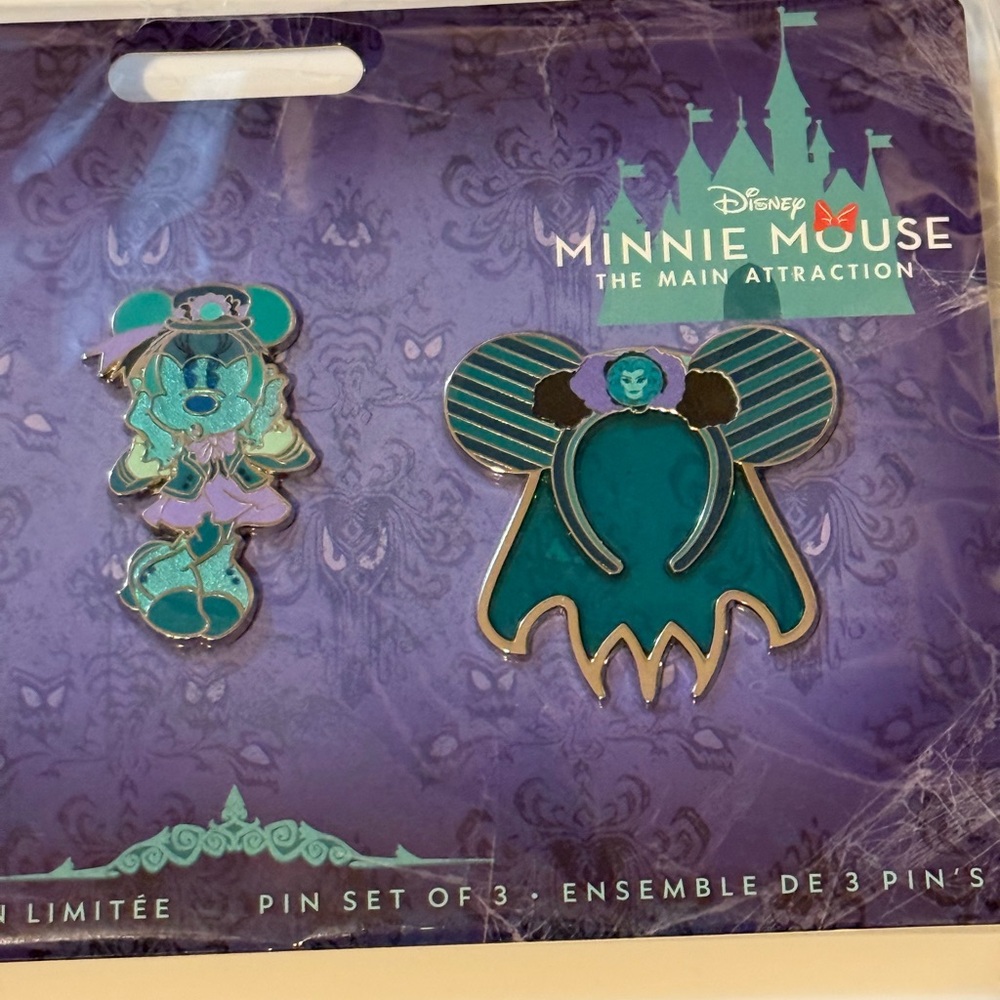 NWT Minnie Mouse: The Main Attraction Pin Set –The Haunted Mansion-LR - Picture 3 of 11